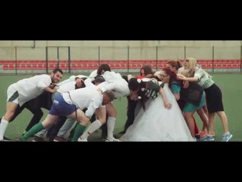 ქართული ქორწილი მორაგბეები  Грузинский  оригинальный свадебный клип, Georgian rugby wedding