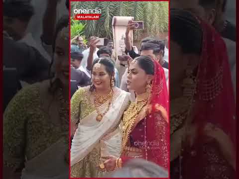 Karthika Nair Grand Entry For Wedding
