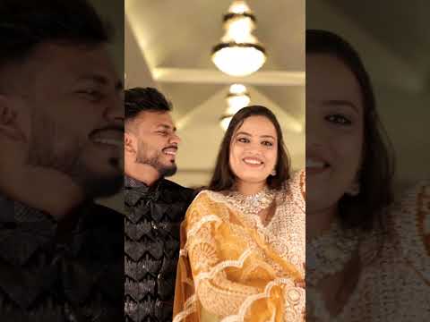 Cute couple dance at engagement ceremony short video tilak roka ceremony #shorts #engagement #fun