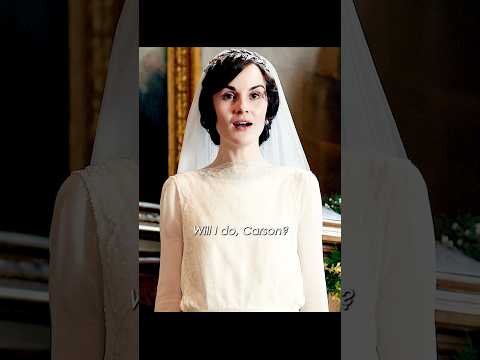 Mary and Matthew’s wedding!  || Downton Abbey.#movie #shortsvideo #film