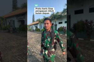 prajurit siap pengajuan nikah #shorts #shortvideo #tniad #abdinegara
