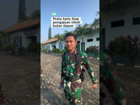 prajurit siap pengajuan nikah #shorts #shortvideo #tniad #abdinegara