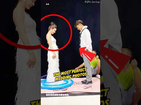 This couple wants to take the most professional wedding photos