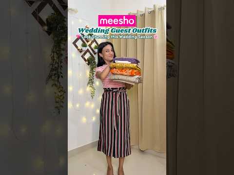 😍 Meesho Wedding Dress ✨ Elegant Outfit for any occasion! #meeshohaul #kurtaset #FestiveWithShorts