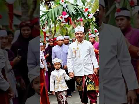 Bapak anak kondangan ke mantan istri #wedding#pengantinviral