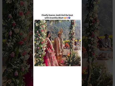Sourav Joshi’s varmala😍💗🧿#souravjoshivlogs #souravjoshi  #wedding #shorts #shortsfeed