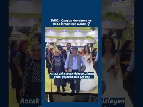 Düğün Çıkışını Anneanne ve Dede İstemsizce Böldü 😅