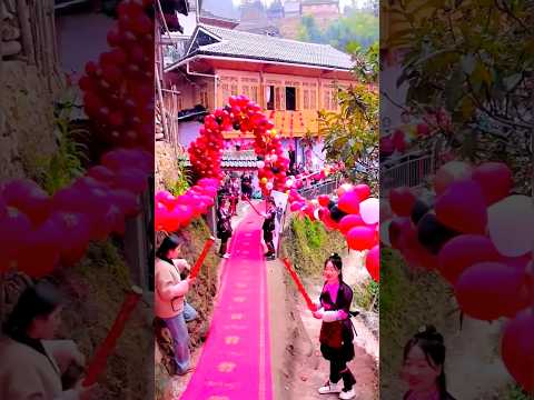 In Japanese weddings, the girl is the one who welcomes the guests! #shorts