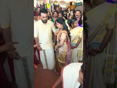 എല്ലാവരോടും ആശിർവാദം വാങ്ങിച്ച് കല്യാണ പെണ്ണു പാർവതി ചേച്ചി
