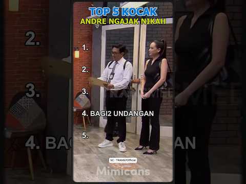 MOMEN KOCAK ANDRE TAULANY TIBA-TIBA NGAJAK NIKAH BINTANG TAMU #shorts #viralvideo #hiburan