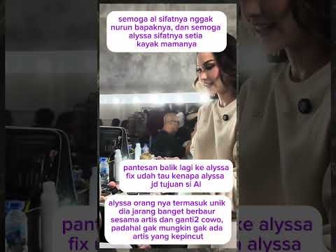 al semenjak nikah jadi makin keliatan sifat manja nya #alyssa #alghazali #videoshort #videoviral