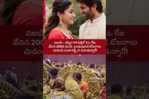 విజయ్ రష్మిక గారి పెళ్లిలో 3 ఓ రోజు వొచ్చిన బంధువలకి.. #vijayrashmika #vijaydevarakonda #rashmika