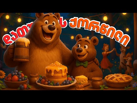 დათუნიას ქორწილი |ახალი ანიმაცია და სიმღერა | Datunias Qortsili | AI Animations Georgia