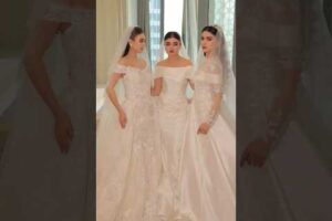 😍😍Princesses👸👸👸 #nozanin #makeup #love #like #wedding #weddingdress #beautiful #beauty #rek #shorts