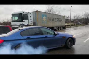 Wedding in Georgia. BMW M5 F10, M5 E60 Crazy ride / ქორწილი საქართველოში