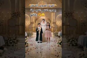 اخوت العروس الصغار يهدون اختهم اغنيه ليلة زفافها» #اغنيه_زفاف #فساتين_حديثه #زفاف_الدبكة #shorts
